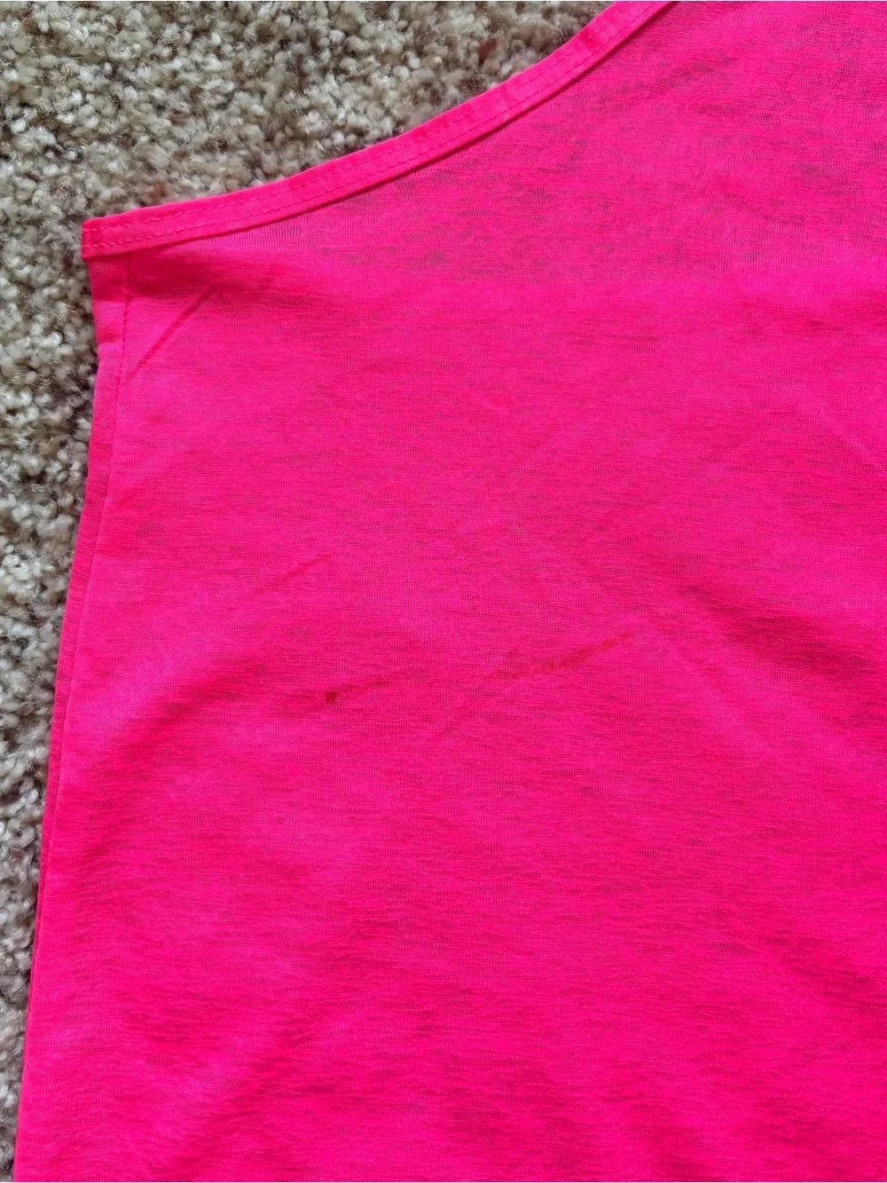 Nike Strappy Sheer Tank Top Women’s size L Neon Pink